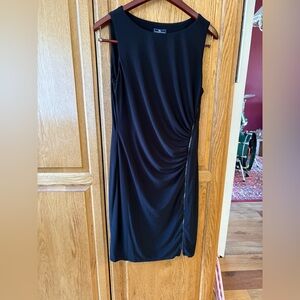 American Living Black Sheath Midi Dress